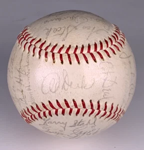 1966 Kansas City Athletics A's Team Autographed Signed Baseball AMCo LOA 27643 - Picture 1 of 6