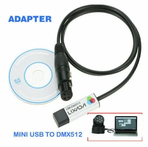 USB Interface Controller Adapter LED DMX512 Bühnenbeleuchtung Dimmer - Bild 1 von 9