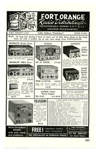 Radioaficionado QST Mag. Transceptor móvil Ad COLLINS KWM-1 (5/58) - Imagen 1 de 1