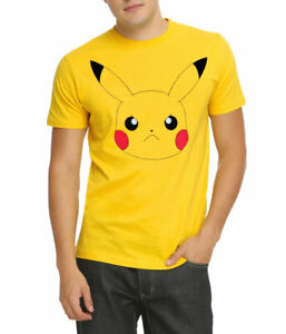 Pokemon Pikachu Face Adult T-Shirt