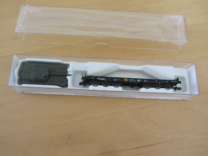 FLEISCHMANN 845503 SCHWERLASTWAGEN MIT PANZER LEOPARD 2 BELADEN KL2327 - Bild 1 von 4