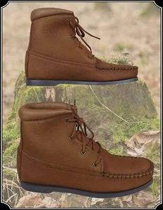 Damen Mokassin Wanderstiefel Saddle - Bild 1 von 4