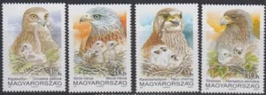 UNGARN GREIFVÖGEL BRIEFMARKEN ADLER/FALKE/DRACHEN 1992 SC3348-51 4v postfrisch - Bild 1 von 1