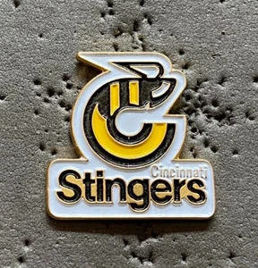 Cincinnati Stingers Logo WHA Hockey Pin - Imagen 1 de 2