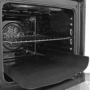 Oven Liner Sheet Non Stick Heavy Duty Protector Mat Grill Lining Pack of 2 - Picture 1 of 12