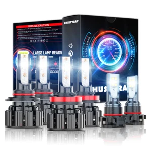 Faro LED alto/bajo para Chevy Silverado 1500 2007-2015 - 6x 6000K + bombillas antiniebla - Imagen 1 de 13