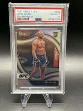 CIRYL GANE 2021 Select UFC Silver Octagonside PSA 10