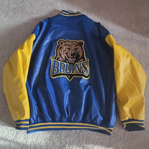 Vintage Steve & Barry's UCLA Bruins Varsity Letterman Wool Blend Jacket Size XXL Cover