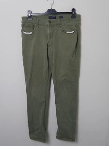 Pantalones de mezclilla rectos deportivos Lucky Brand 410 para hombre W34 L32 algodón verde EE. UU. (K2151) - Imagen 1 de 7