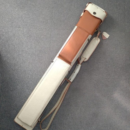 J Flowers Cue Case Genuine Leather 2 Butts 4 Shafts eBay