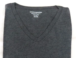 Camiseta Amazon Essentials Cuello en V Gris Algodón Talla XXL Regular NUEVA - Imagen 1 de 4