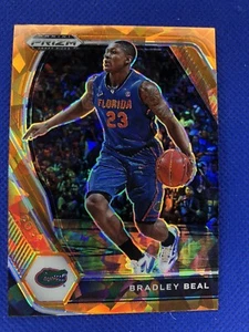 2021 #60 Bradley Beal Panini Prizm Draft Picks Orange Cracked Ice - Picture 1 of 2