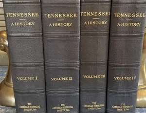 Tennessee: A History 1973-1932 Philip M Hamer, Ph.D editor 4 Vols 1933 Genealogy - Bild 1 von 24