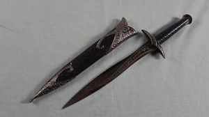 A Power Of The Lord Dwarf Sword 16" Black Dagger Used On A Quest To Find Rings - Picture 1 of 5