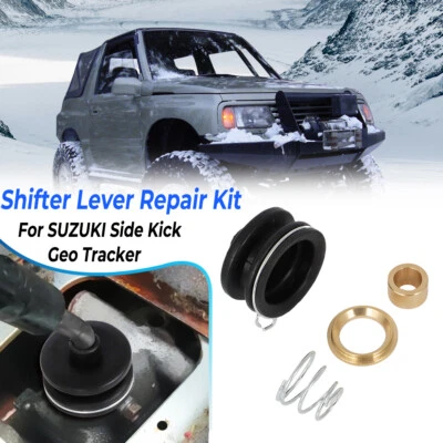 For Suzuki SideKick Geo Tracker Shifter Lever Repair Kit 5SP Bushing,Spring,Boot Foto 1 de 4