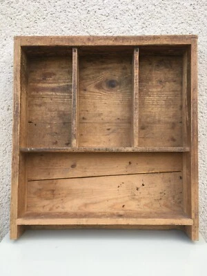 Ancien grand tiroir en bois / Rangement / Aménagement / Déco - Photo 1/4