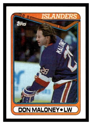 1990 Topps  #31 Don Maloney - New York Islanders - Image 1 of 2