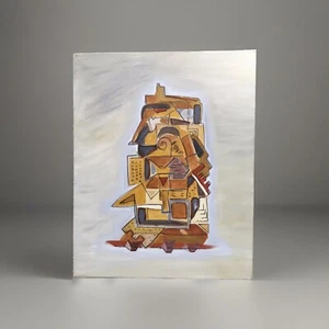 PINTURA DE ARTISTA LISTADA modernista ABSTRACTA Dr. Benjamin Gross ¡NUEVA EN EL MERCADO!!¡! - Imagen 1 de 7