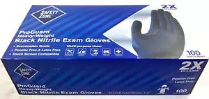 Safety Zone PROGUARD schwarze Handschuhe GNPR-2X-1-K, 2X-Large (100 pro Box) - Bild 1 von 8