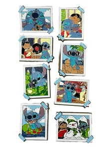 Disney Pins 2024 DLR Lilo & Stitch Photo Mystery 7 Pin Set Complete HTF Parks - Picture 1 of 2