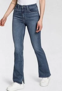 Pantalones de mezclilla elásticos de mujer Levi`s 725 corte bota de gran altura - Imagen 1 de 1
