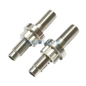 2pcs M8x40mm M10x50mm TC4 GR5 Titanium Bolts For Auto Motorcycle Exhaust Pipe - Picture 1 of 5