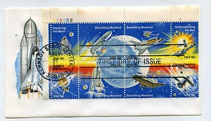 1912-19 Space Achievements, Farnam, HF, plate block of 8, FDC - Picture 1 of 1