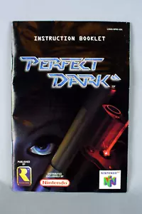 NINTENDO 64 PERFECT DARK INSTRUCTION BOOKLET MANUAL ONLY 2000 - Picture 1 of 2
