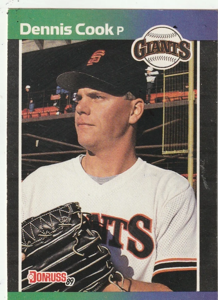 FREE SHIPPING-MINT-1989 Donruss San Francisco Giants #646 Dennis Cook  - Image 1 of 1