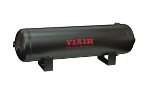 Tanque de aire de acero negro Viair de 2,5 galones con 6 puertos NPT cuernos de transporte aéreo -150 PSI - Imagen 1 de 1
