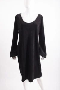 Viereck Womans Lucien Short Dress Size XL Black Velour Soft No wrinkle NWT - Picture 1 of 8