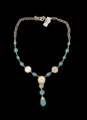 Collar Chico’s Turquesa Oro/Plata Foto 1 de 4