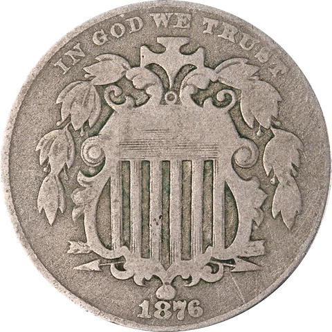 1876 Shield Nickel Great Deals From The Executive Coin Company Cover