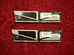 Used Team Group T-Force Vulcan DDR4-2666 2x8GB CL15 Ram - Picture 1 of 3