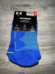 Under Armour Phenom Crew Socks Boys Youth Size 13.5K-4.5 *3 - Picture 1 of 3