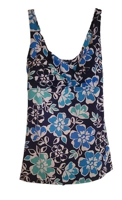 Damas Gabar Bañador Vestido de Baño Talla 12 Multicolor Floral Correas Ajustables Sujetador Foto 1 de 4