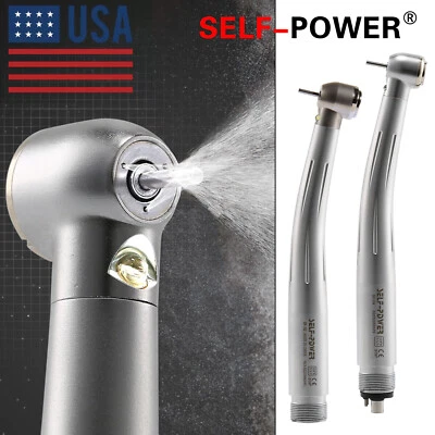 NSK Style Dental Fiber Optic LED E-generator/ High Speed Handpiece 2/4 Hole 1-20 - Image 1 of 4