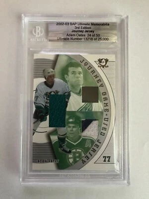 Adam Oates 2002-03 BAP Ultimate Memorabilia 3rd Edition Journey Jersey 24/50 - Image 1 of 4