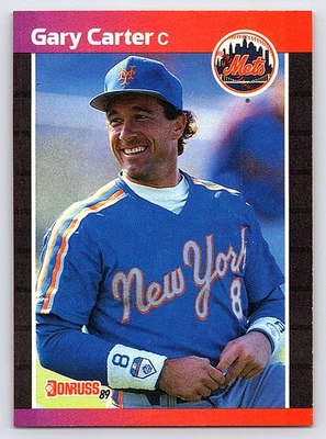 1989 Donruss #53 Gary Carter New York Mets - Image 1 of 2