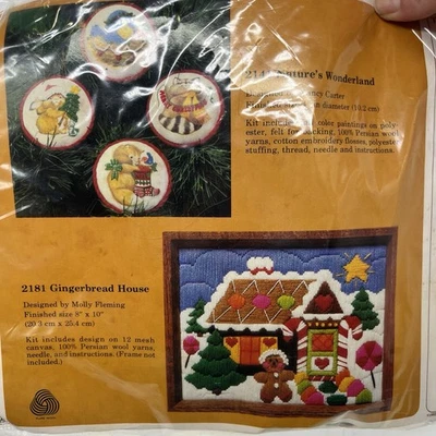 Набор для вышивки шерстью длинная строчка пряничный домик рождественский творческий круг 2181 - Изображение 1 из 4