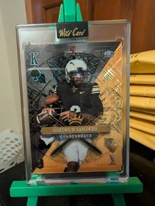 2024 Wildcard Stacked Deck Color Match King of Spade Sheduer Sanders 1/1  - Picture 1 of 1