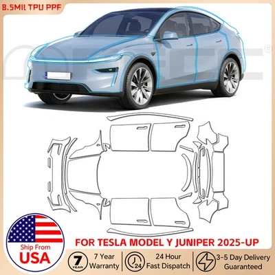 For Tesla Model Y Juniper 2025 2026 Paint Protection Film PreCut Full Kit PPF - Image 1 of 4