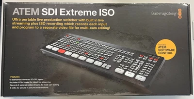 Blackmagic Design ATEM SDI Extreme ISO Live Production Switcher Brand new - Image 1 of 4