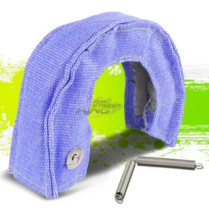 T25/T28 GT25 GT28 GT30 GT35 TURBO TURBINE THERMAL HEAT-WRAP/SHIELD BLANKET BLUE - Picture 1 of 4