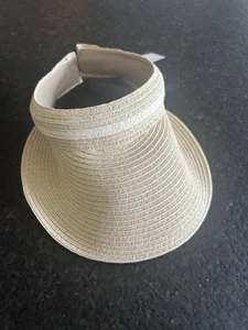 Nordstrom Sun Visor Tan with Cream Stripe - Picture 1 of 5
