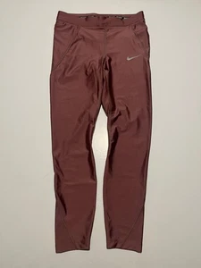 Neu ohne Etikett Nike Power Tight Fit Mauve glänzend reflektierend silber Lauftight Medium - Bild 1 von 8