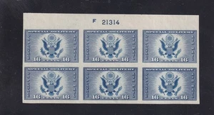 771 Eagle & Shield NH Imperf Plate Block CV $55 - Picture 1 of 1