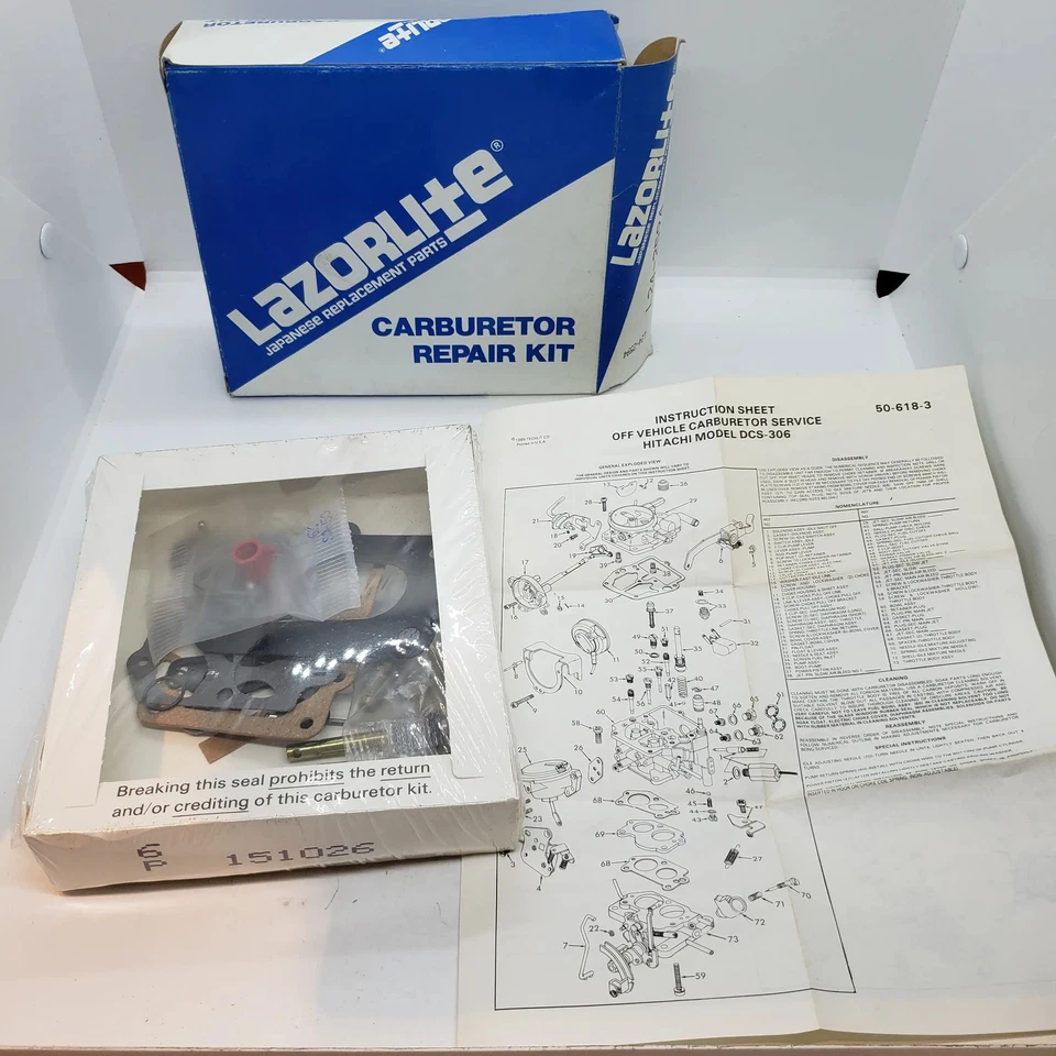 Kit de puesta a punto de carburador para 84 86 Mazda GLC Lazorlite L24-2594  Foto 1 de 3