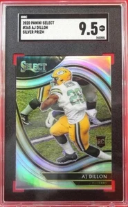 AJ Dillon Select Silver Rookie 2020 livello di campo #365 SGC 9,5 - Foto 1 di 2