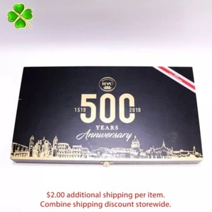 Caja de cigarros de madera vacía de Salomones HVC 500 años aniversario 14,25" x 8" x 1,5 - Imagen 1 de 8